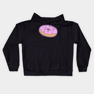 Purple Pastel Doughnut Kids Hoodie